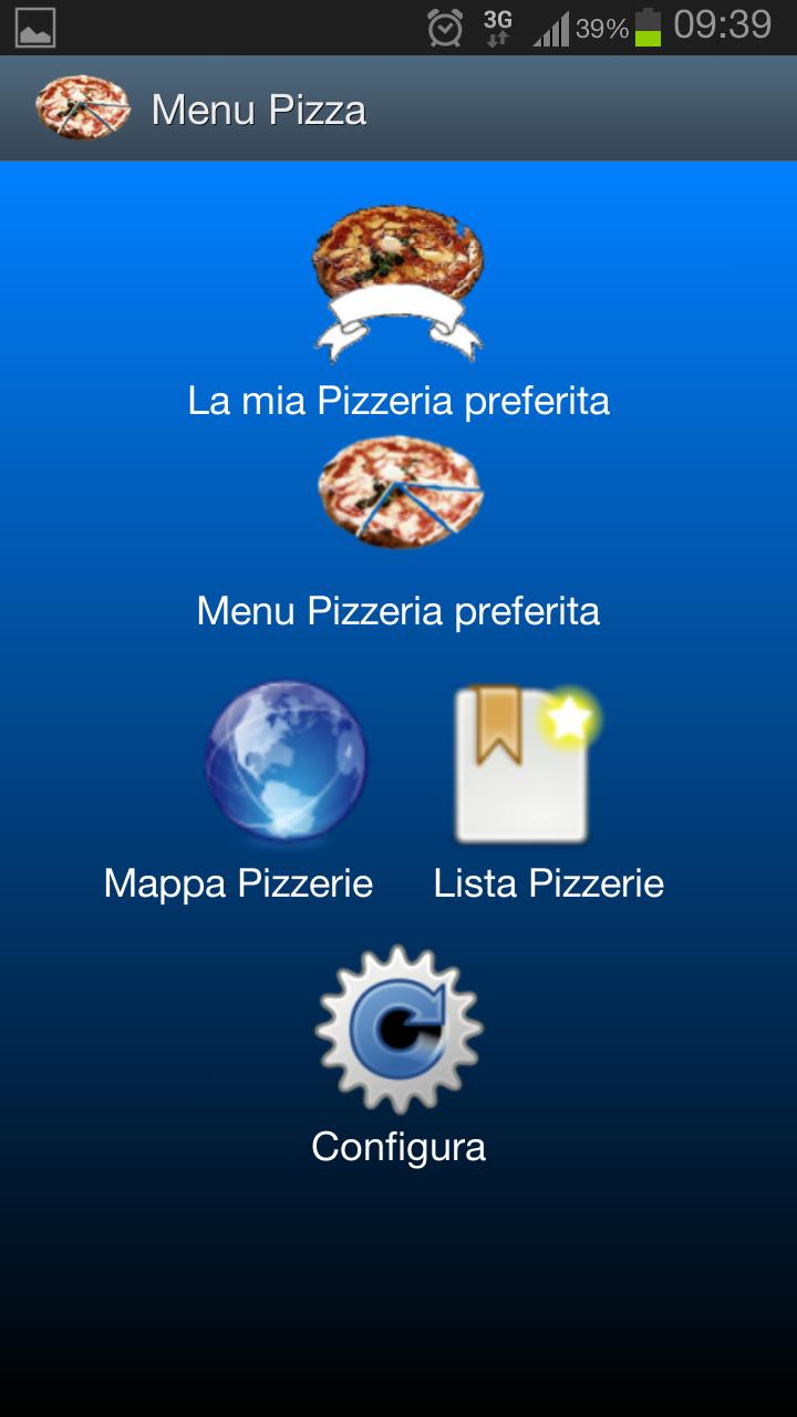 App Menu Pizza