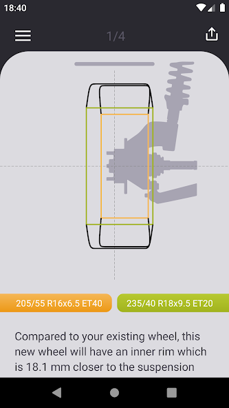 Tire Size Calculator: Car tool