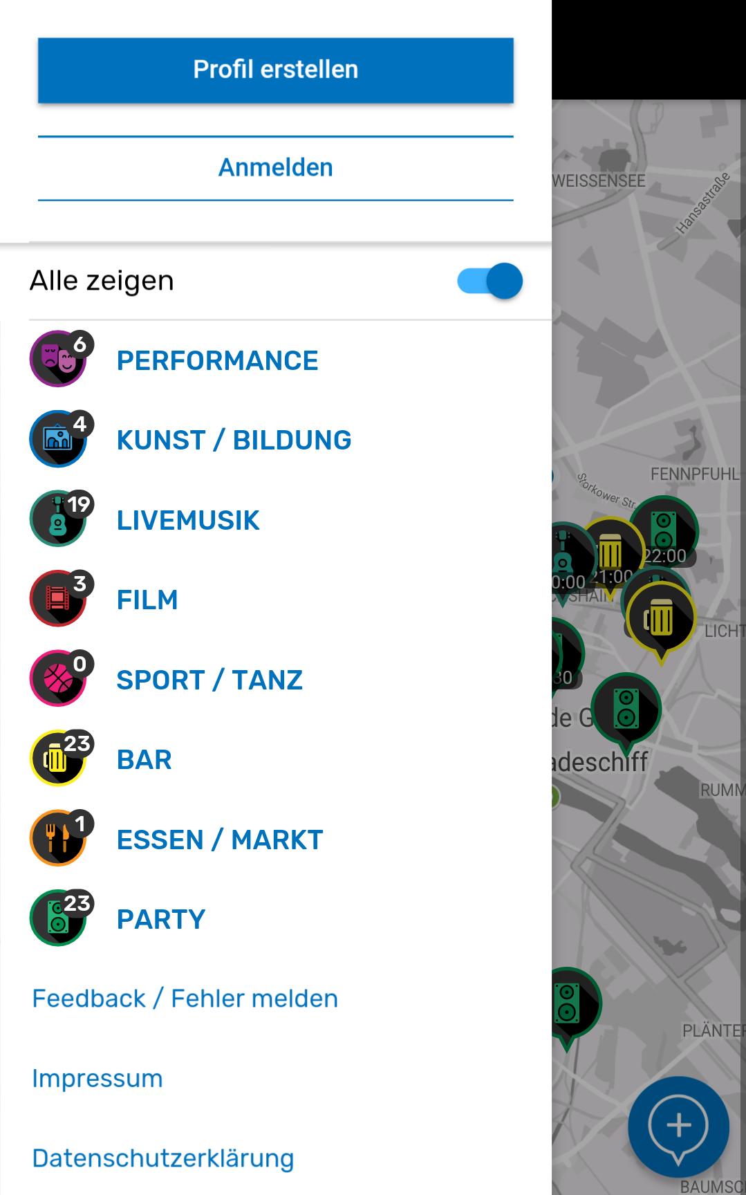 HAPPS - Was ist los in deiner Stadt?