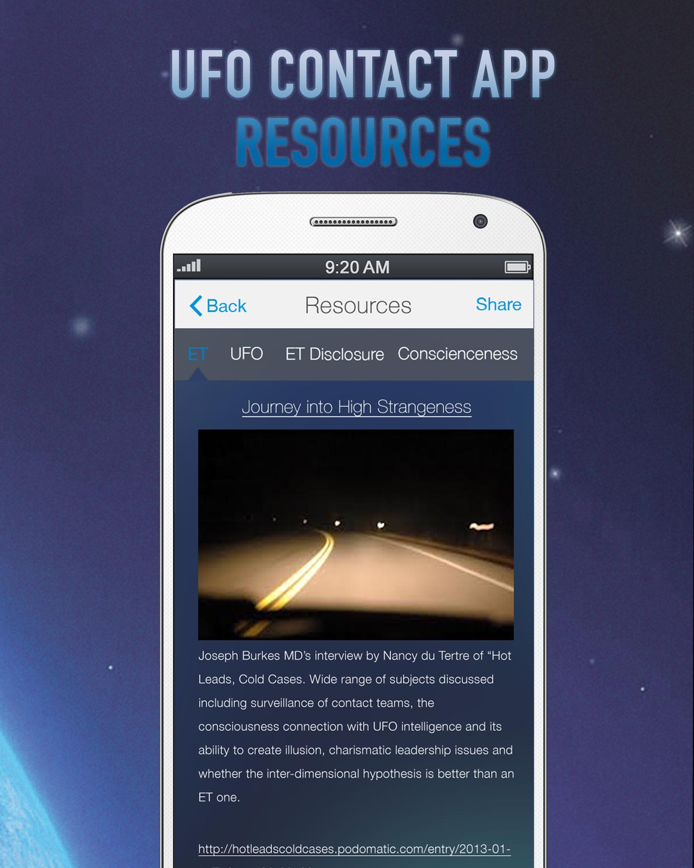 UFO Contact App