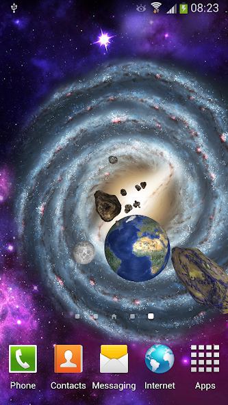 3D Space Live Wallpaper