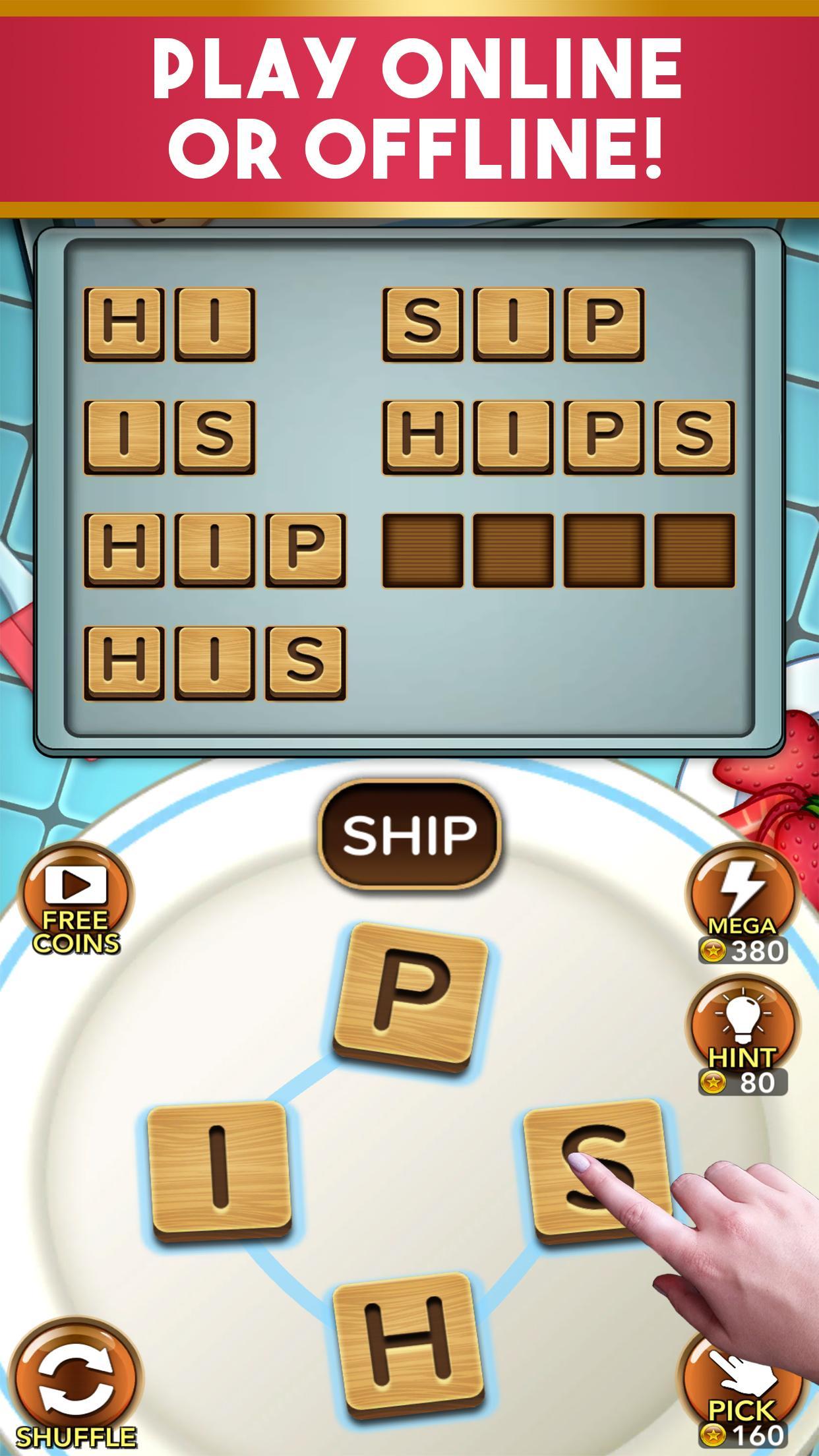TASTY WORDS: Word Games Free & Free Word Puzzles