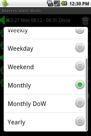 Reserve Silent Mode