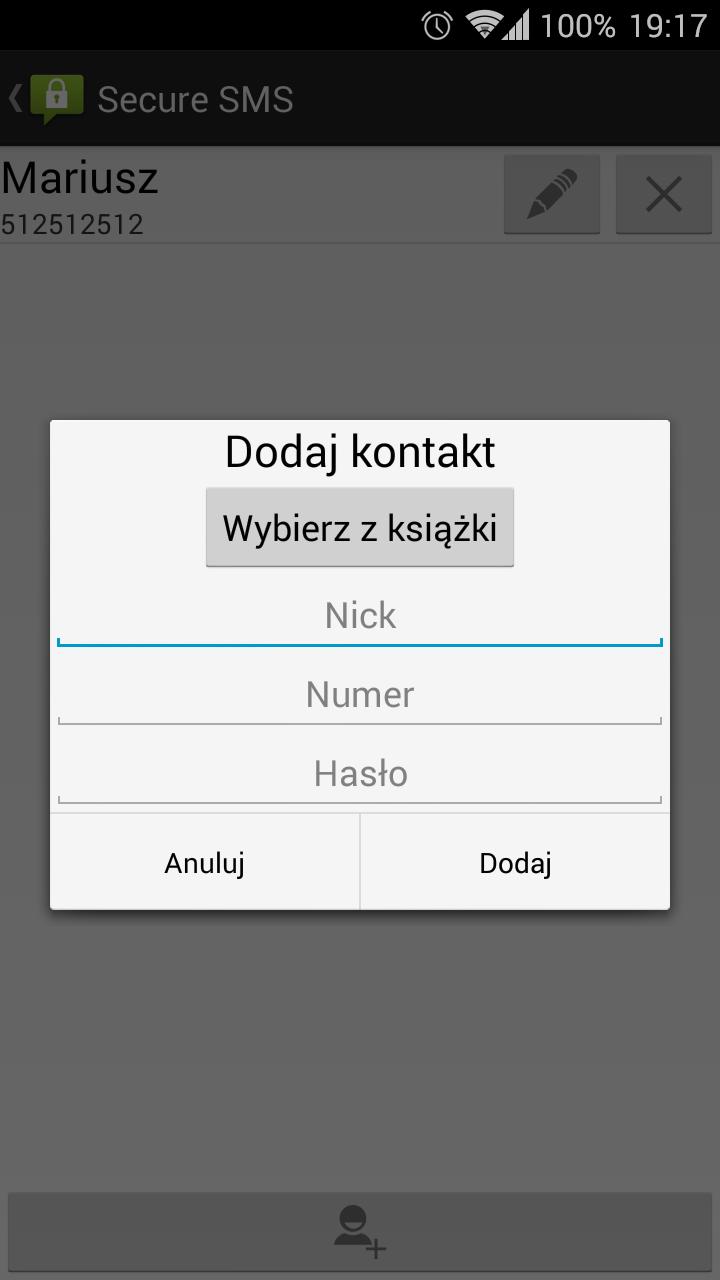 Secure SMS