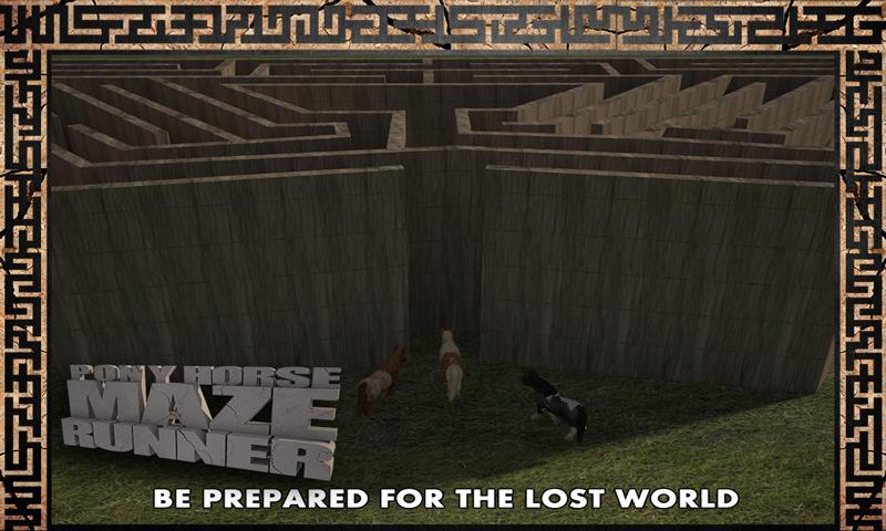 Pony Horse Maze Run Simulator