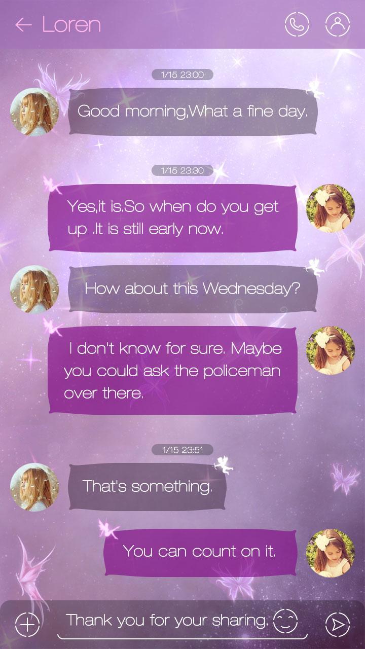 GO SMS PRO DWEEP THEME