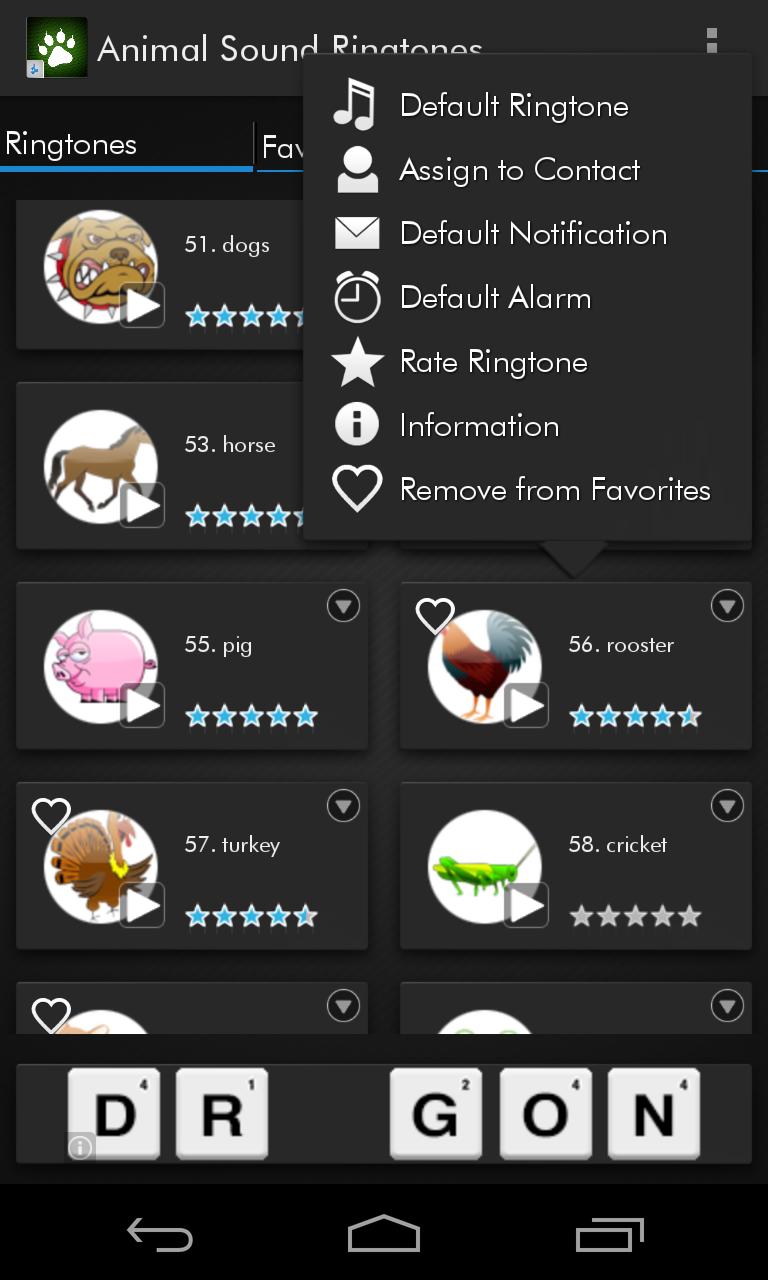 Animal Sound Ringtones
