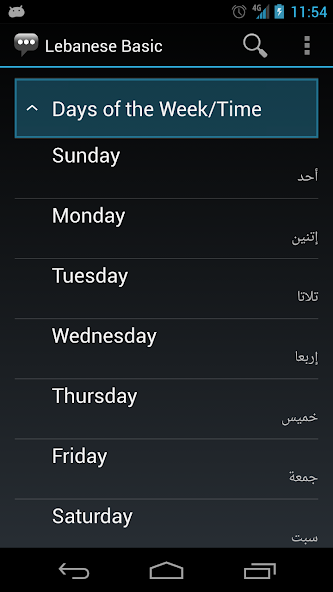 Lebanese Basic Phrases