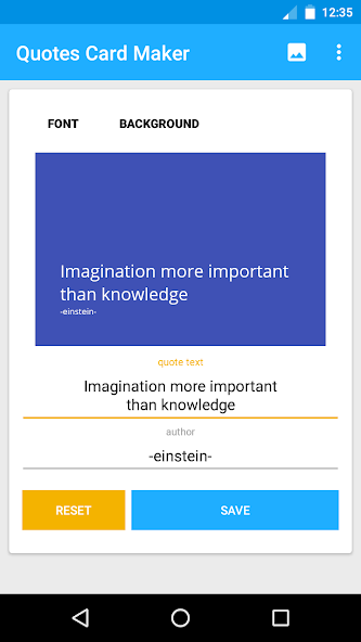 Quotes Card Maker