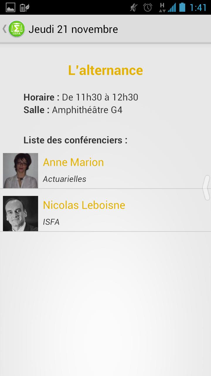 Forum ISFA 2013