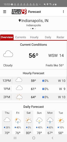 WISH-TV Storm Track 8 Weather