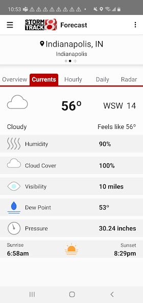 WISH-TV Storm Track 8 Weather