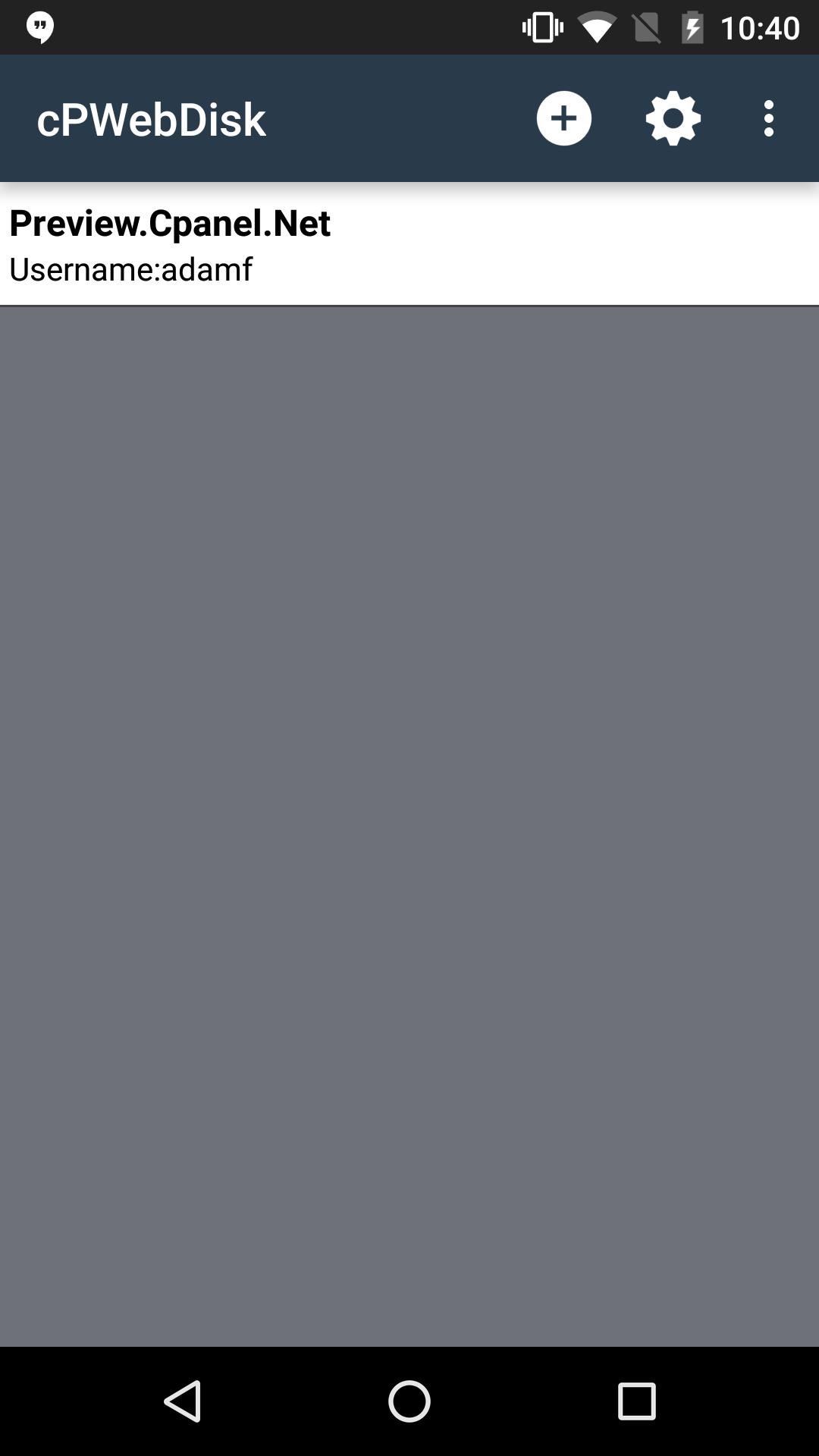 cPanel Web Disk