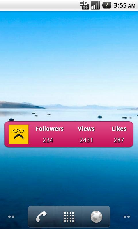 Dribbble Widget