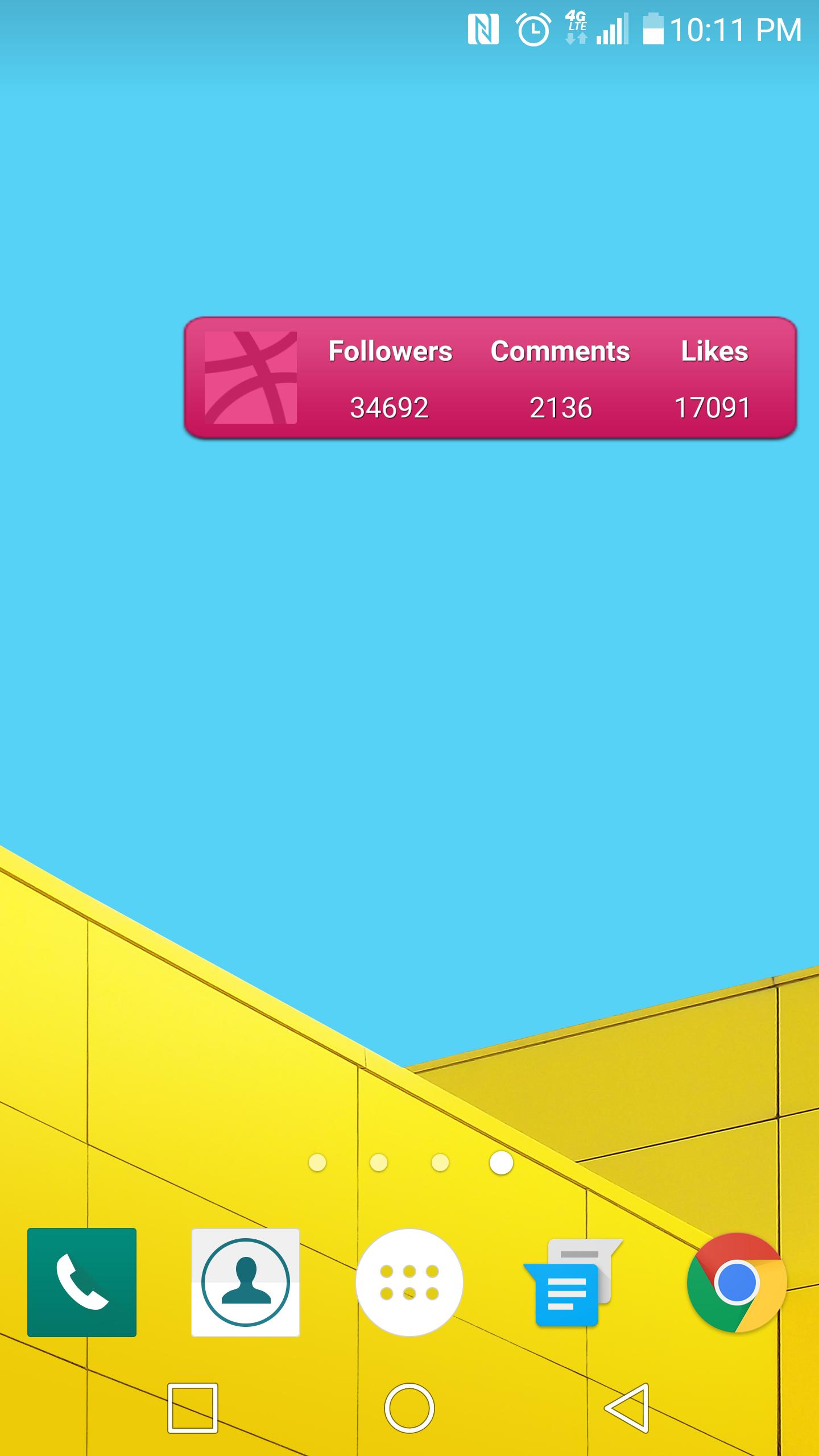 Dribbble Widget