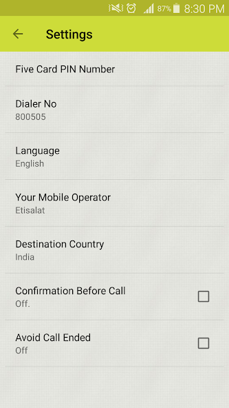 Five Card Dialer