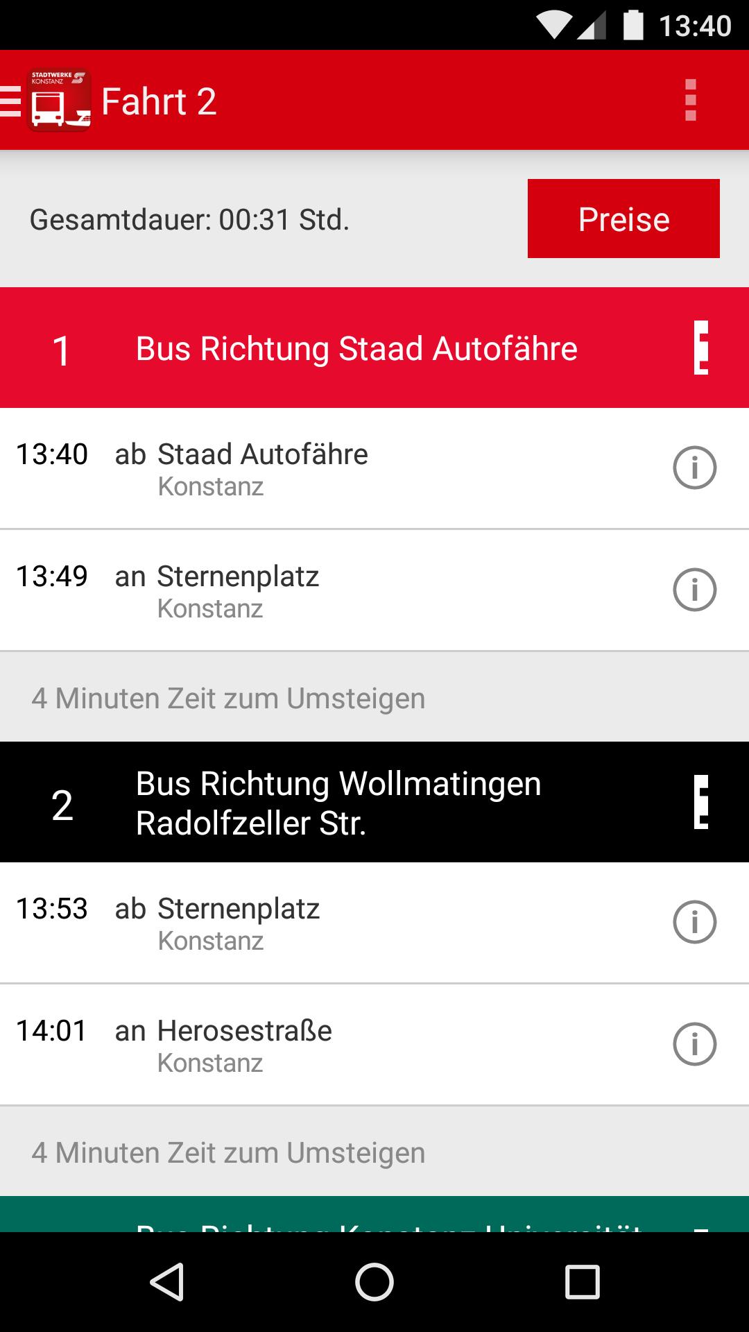 FahrInfo Konstanz