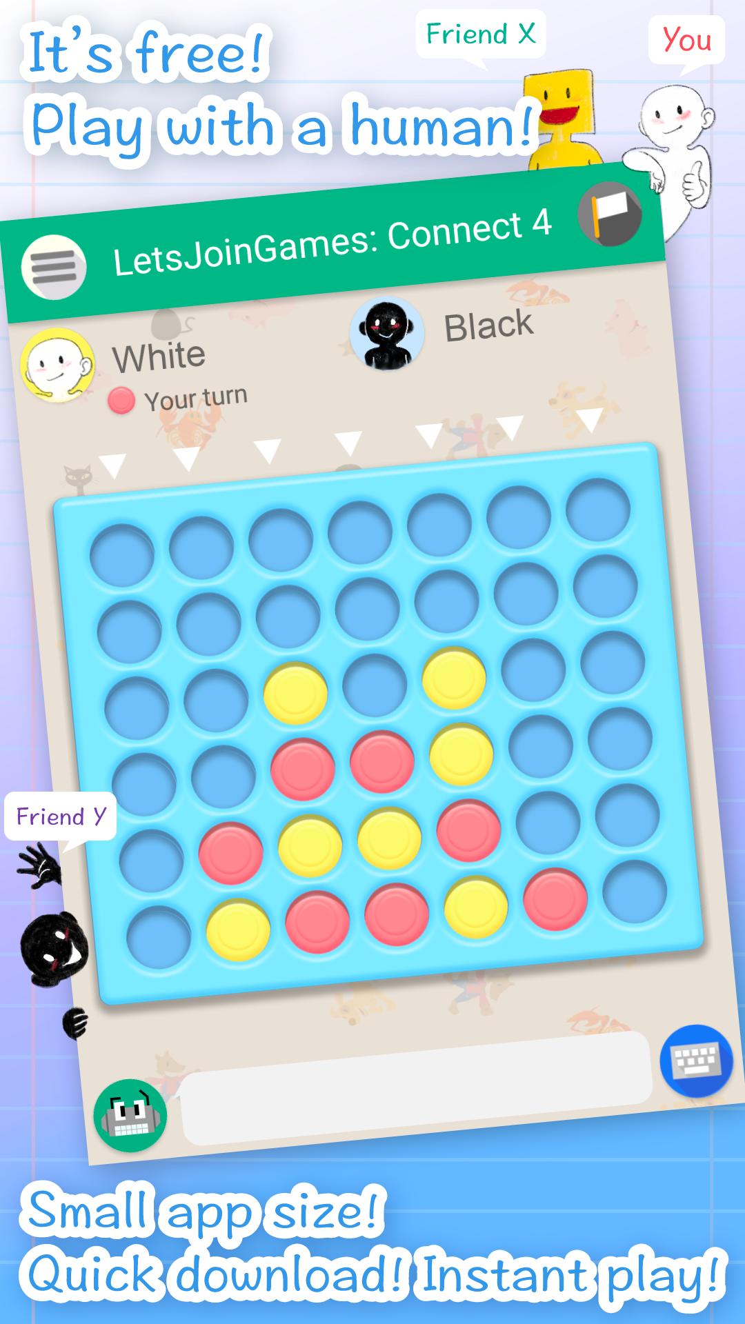 Connect 4 for Whatsapp