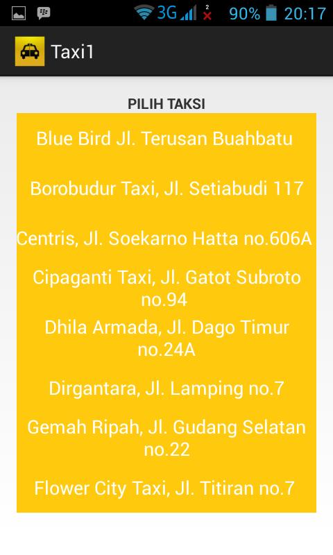 Taxi Bandung