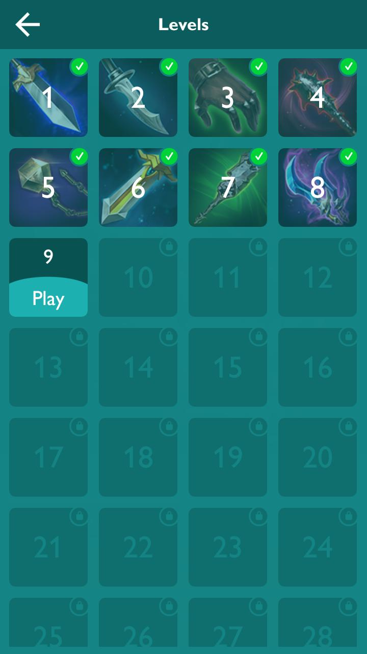 AOV Item Quiz