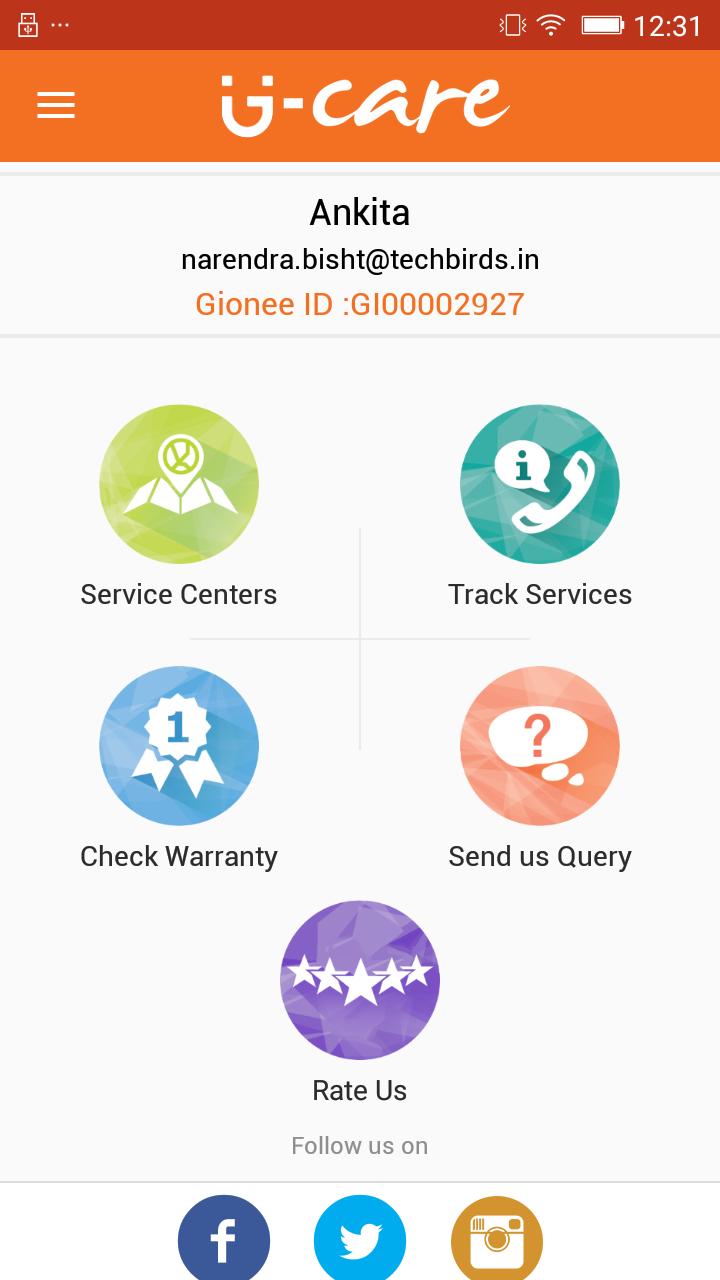 Gionee Care
