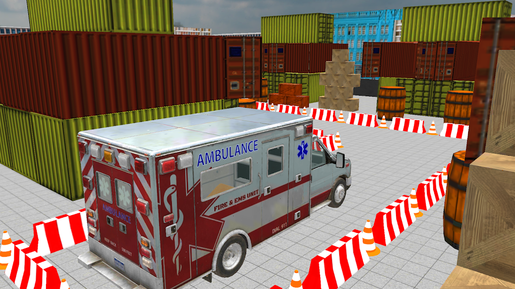 Parking Ambulance Game 3D