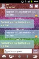 GO SMS Theme Stained Glass