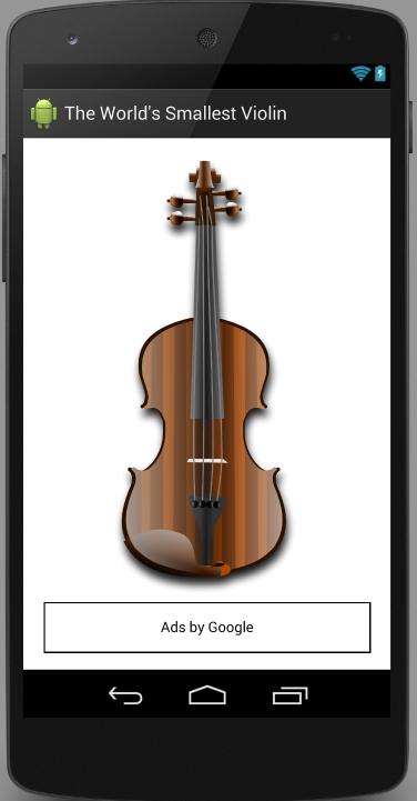 The World's Smallest Violin