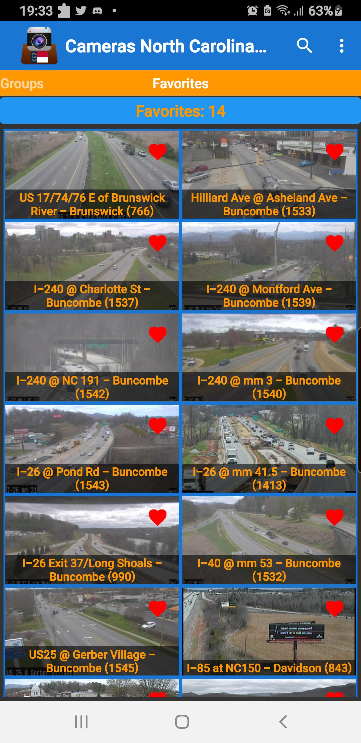 Cameras North Carolina Traffic