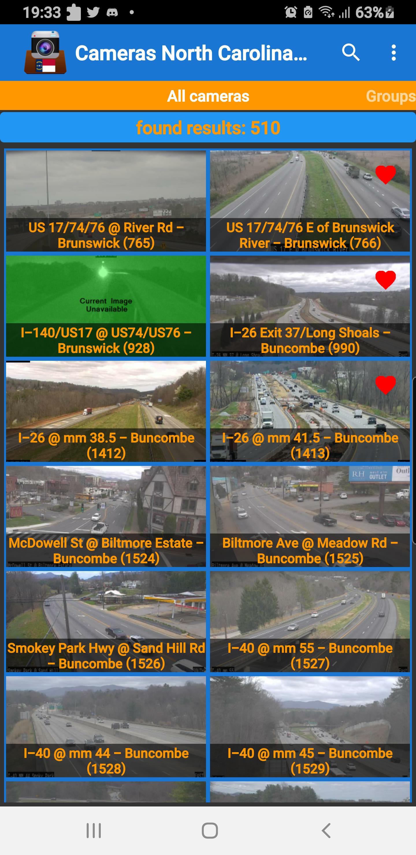 Cameras North Carolina Traffic