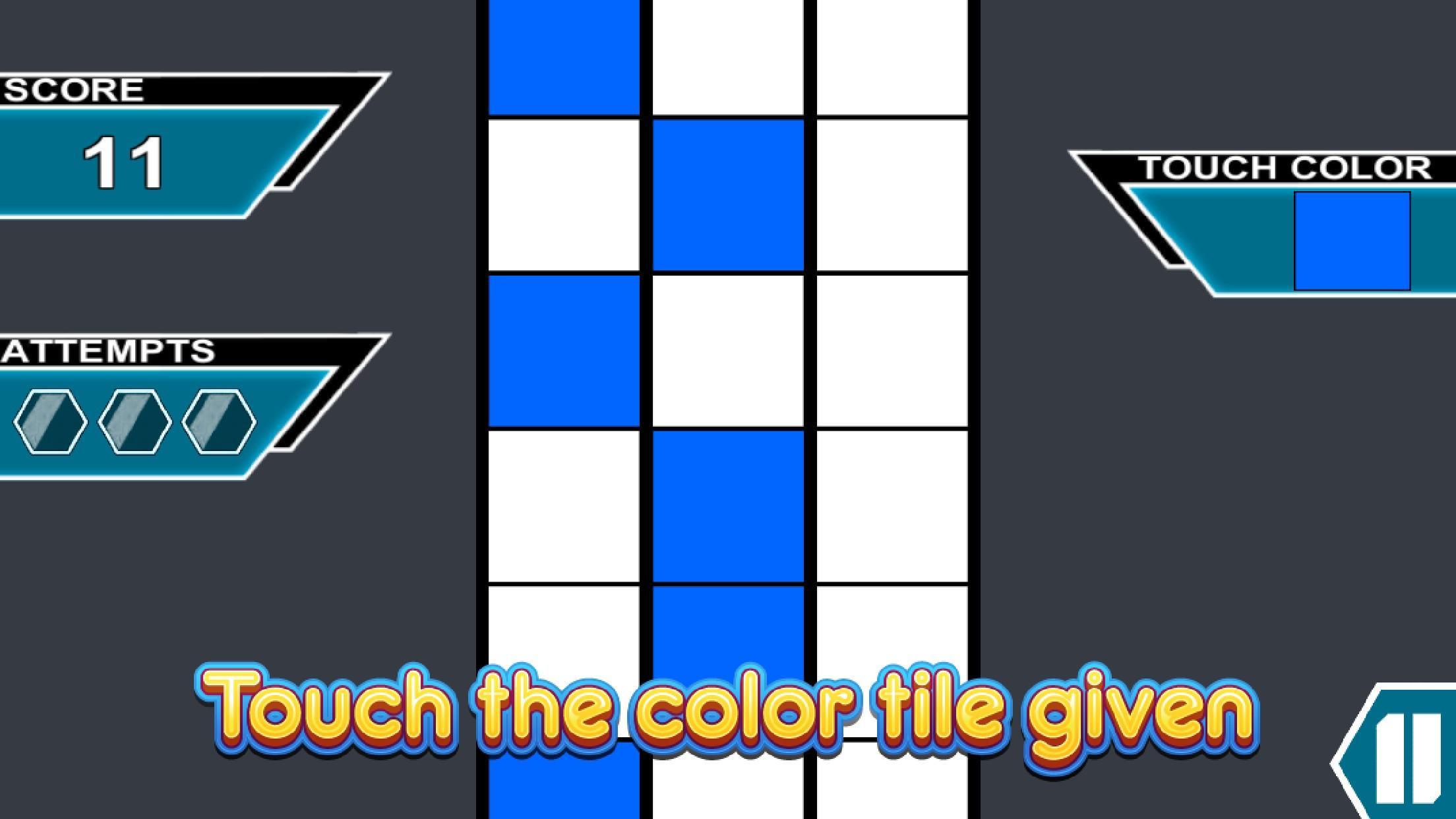 Tap Same Color - Select Defined to Correct
