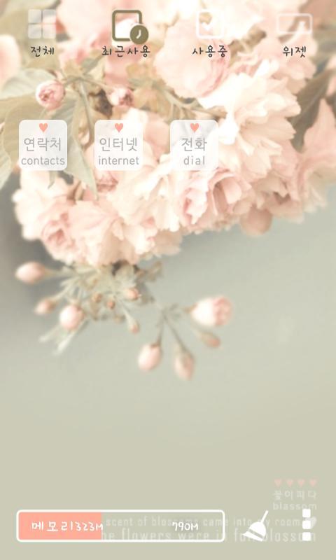 Flower launcher theme Dodol
