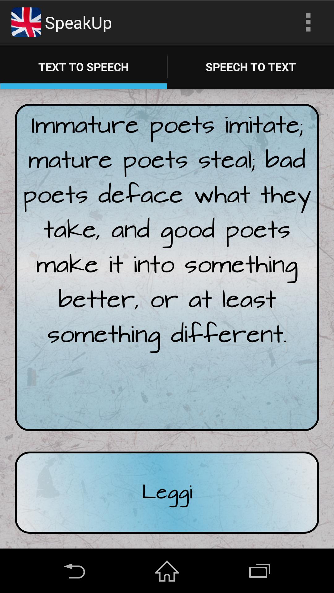 Speak up! - pronuncia inglese