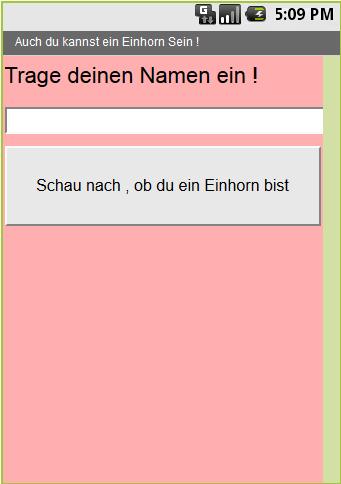 Bist du ein Einhorn ?
