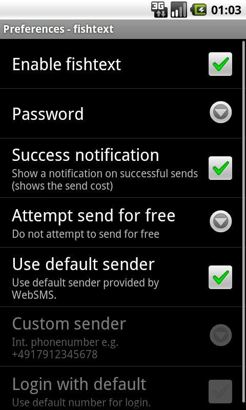 WebSMS: Fishtext Connector