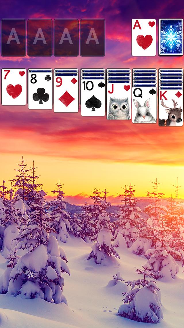 Solitaire Polar Sunrise Theme