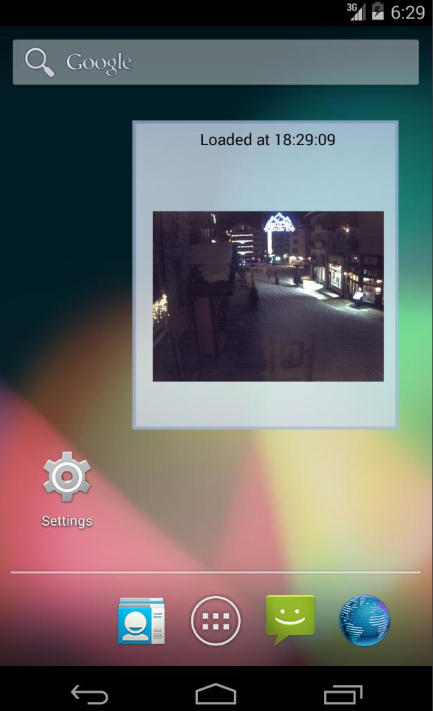 Webcam Widget Skiarea Les Arcs