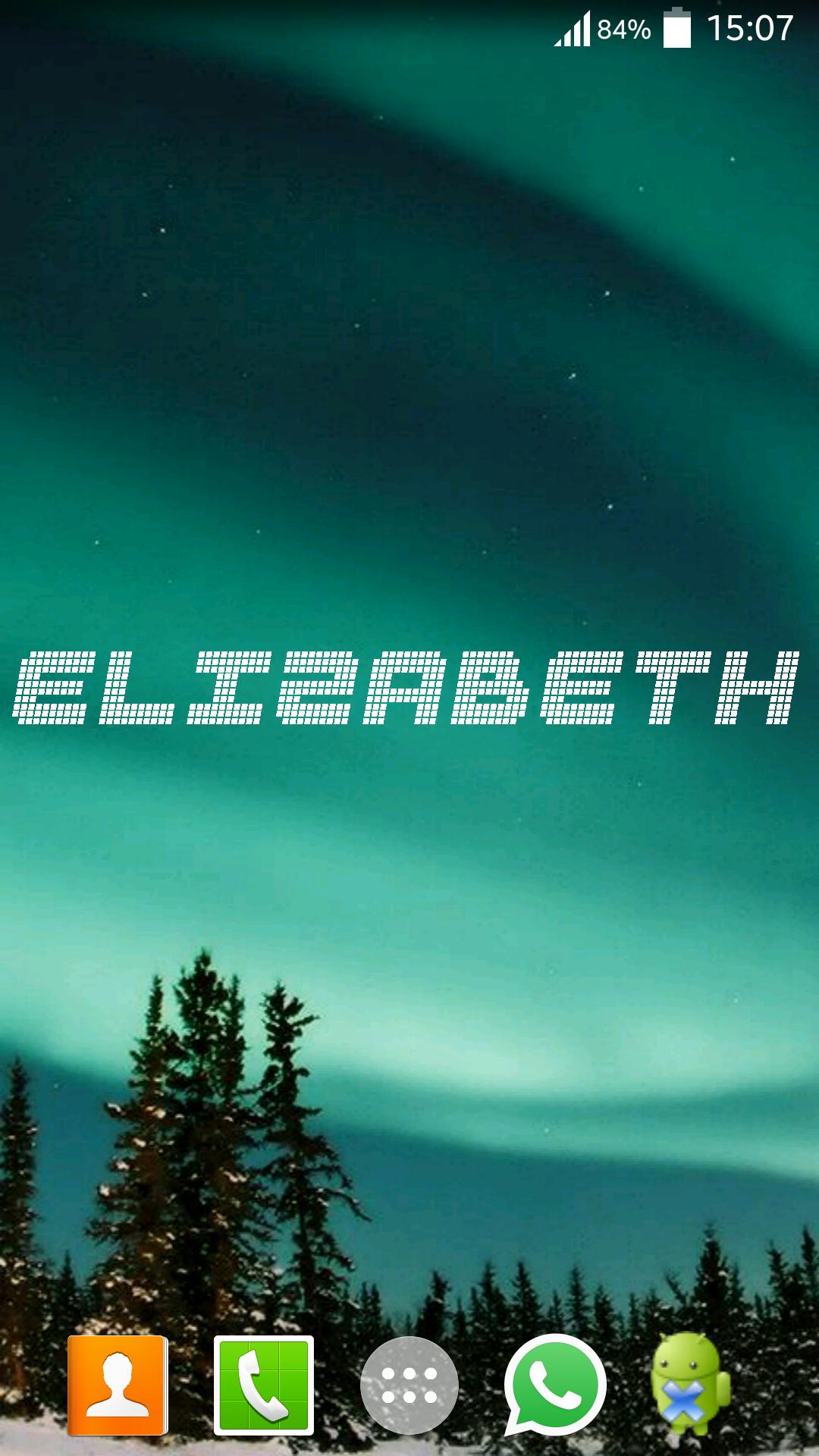 Live Text Name Wallpaper