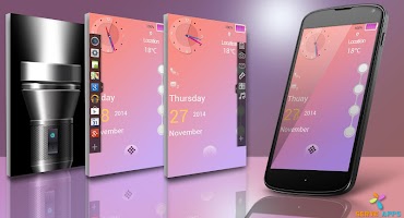 Pink Thoughts Lock Theme
