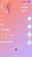 Pink Thoughts Lock Theme