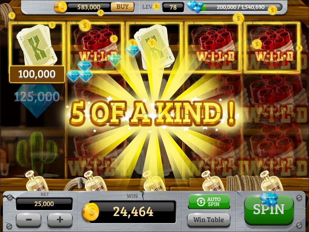 Wild wild west slot machines