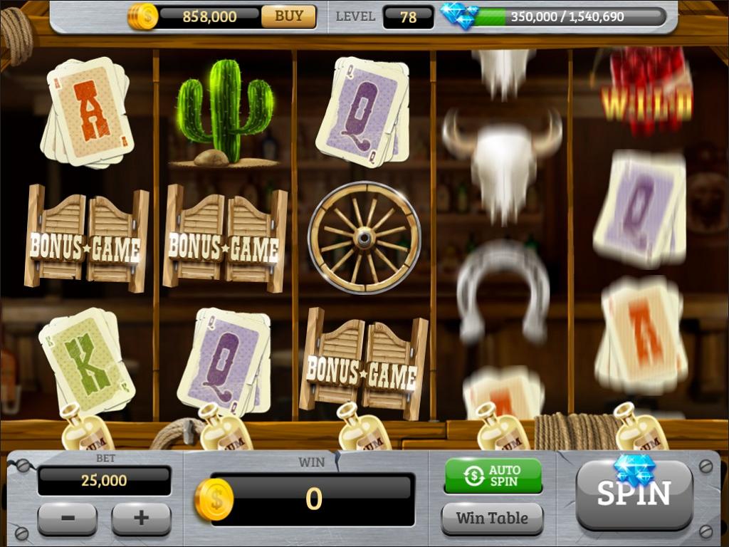 Wild wild west slot machines