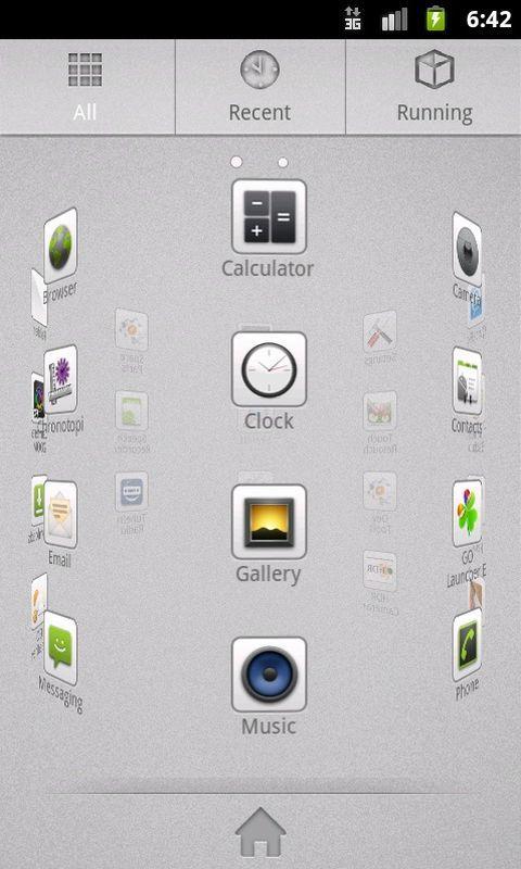GO Launcher EX Theme Grey