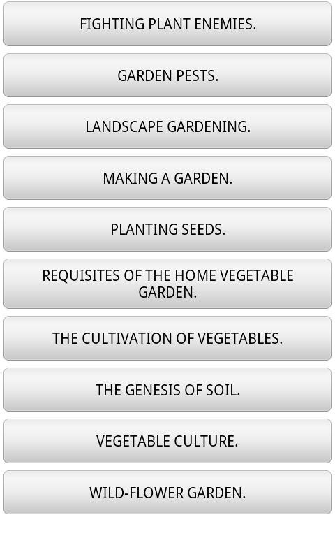 Audiobook - Gardening