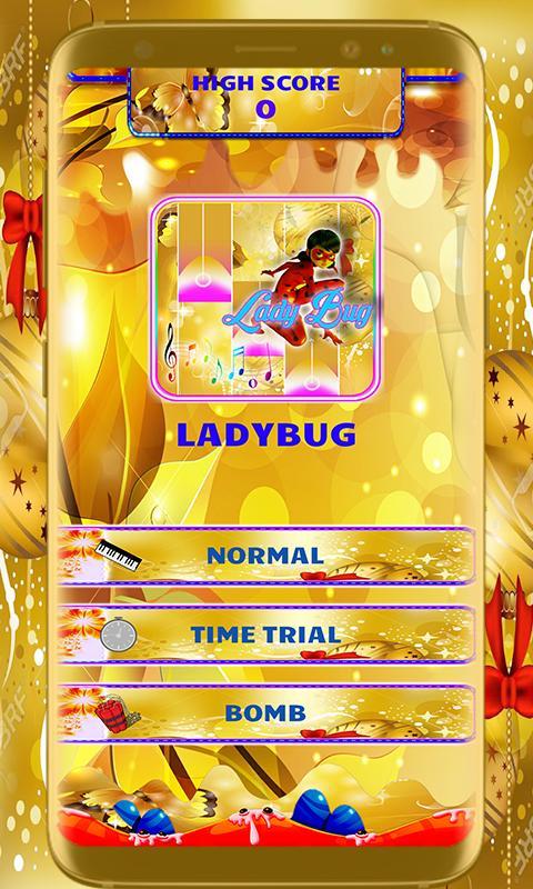 LADY BUG Piano Tile Game