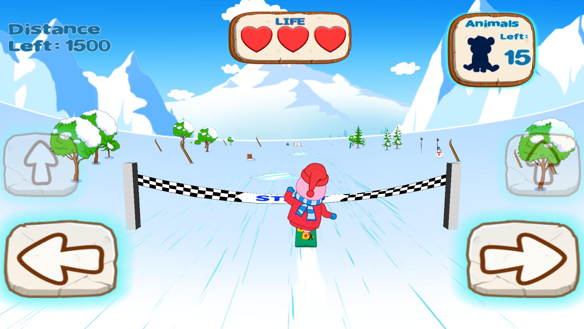 Snowboard racing: Sport games