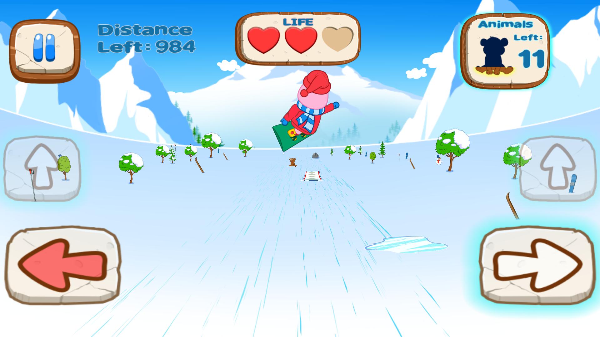 Snowboard racing: Sport games