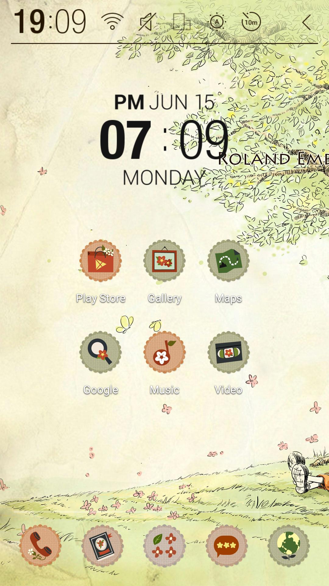 Peaceful Afternoon Atom Theme