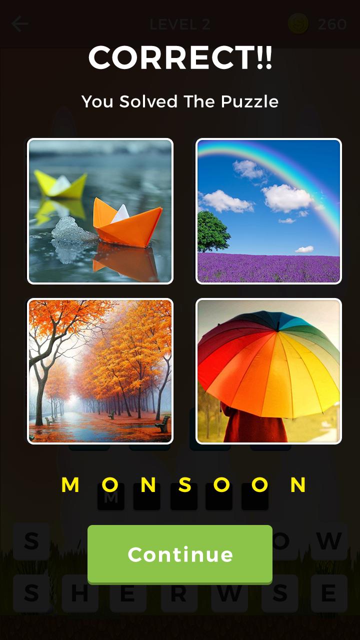 4 pics 1 word Game