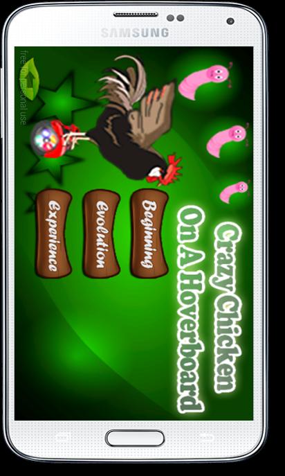 Crazy Chicken On A Hoverboard